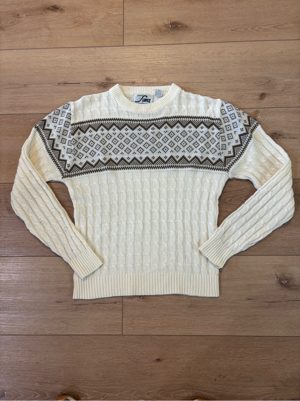 Vintage Steep Slopes Sweater Large